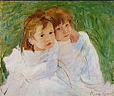Mary Cassatt Wall Art - The Sisters 1885